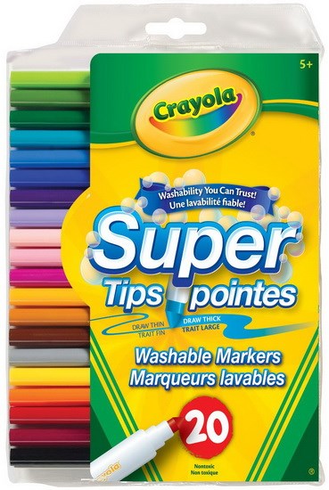 CARTE MARKER WASH.SUPER TIP (20)