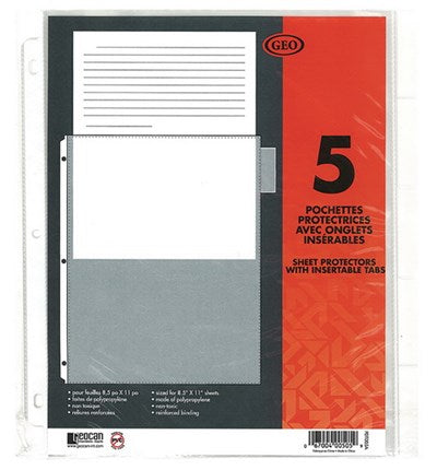 INDEX 5 DIVIDERS