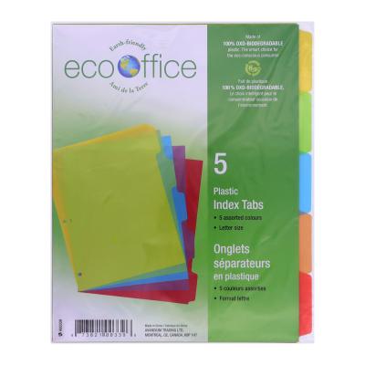 5 PACK PLASTIC INDEX TABS