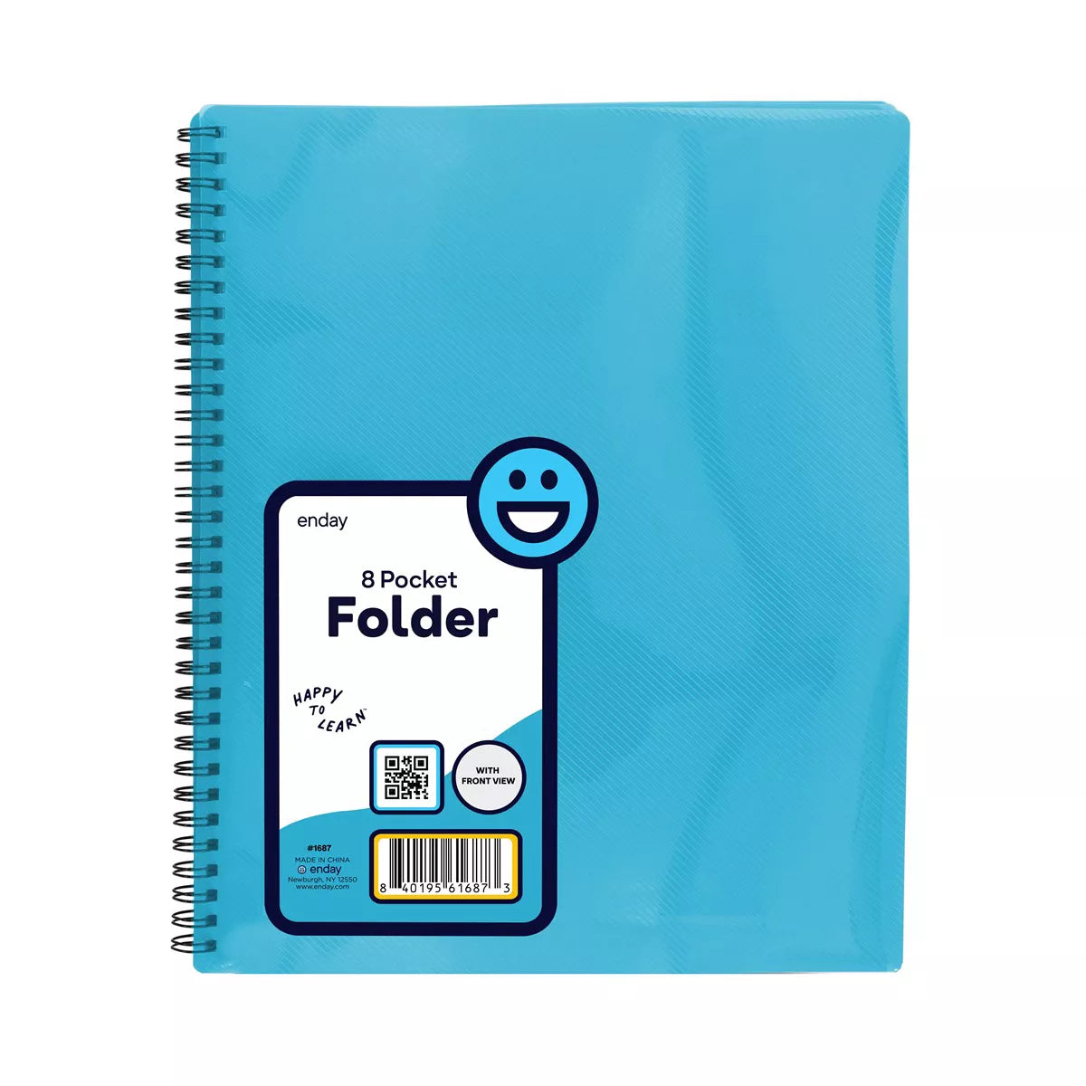 8 pocket folder with front view